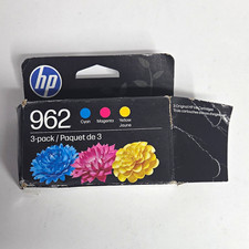 HP 962 Genuine/Original Inkjet Ink Cartridges 3-Pack CMY 3YP00AN