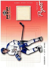 Taylor Pyatt 1999-00 Upper Deck MVP SC Edition Game-Used Souvenirs Stick Card 