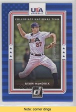 2016 Panini Donruss USA Collegiate National Team Blue /199 Ryan Hendrix READ 5i1