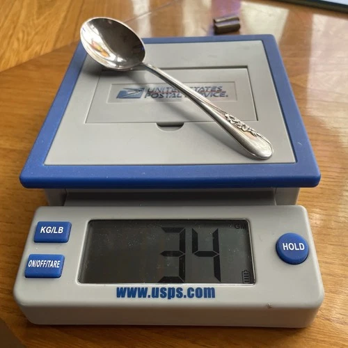 International Sterling Silver .925 BLOSSOM TIME Soup Serving Spoon 6 1/2”