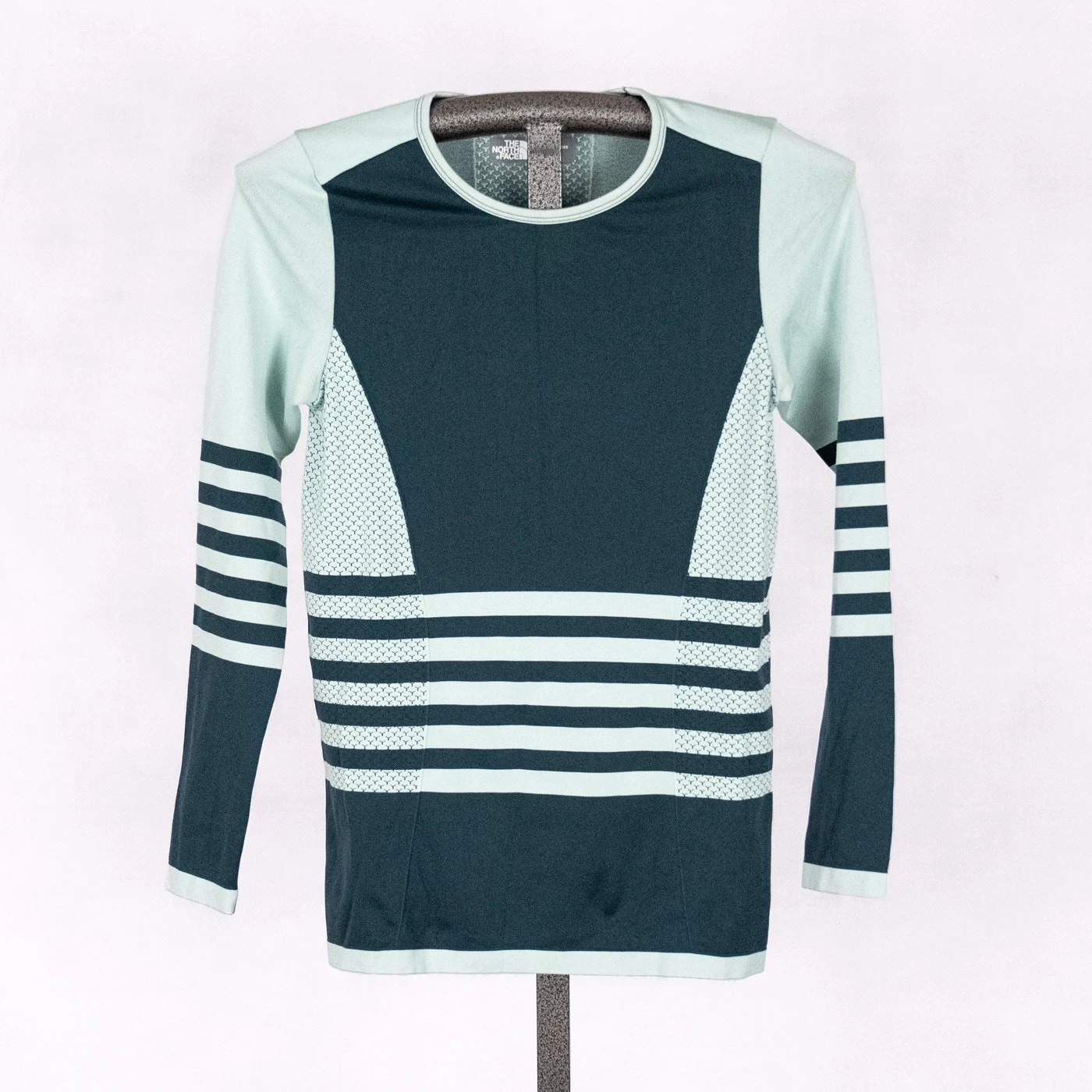 North Face Women's Second Skin Long Sleeve Activewear Athletic Top MEDIUM Teal