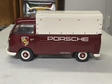 NICE 1:18 SOLIDO diecast 1950 VW T1 Combi Van PORSCHE RACING TEAM SERVICE TRUCK