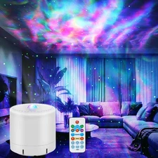 HERHOTER Galaxy ProjectorStar Projector with Timer and Remote Control for Adu...