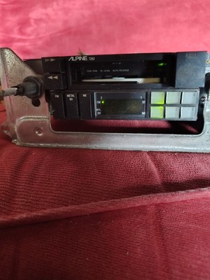 JDM ALPINE 7263 AM FM CASSETTE STEREO OLD SCHOOL POWERS ON 