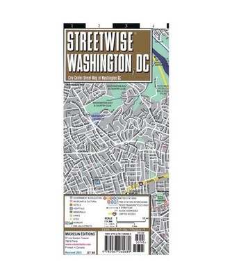 Streetwise Washington Dc Map - City Center Street Map of Washington, Dc 