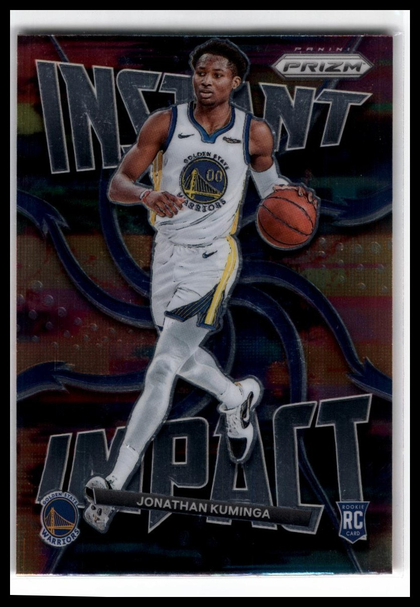 2021-22 Panini Prizm #7 Jonathan Kuminga Instant Impact