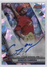 2019 Bowman's Best Auto Atomic Refractor 21/25 Genesis Cabrera #B19-GC Auto 0t2