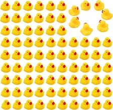 60PCS Rubber Duck - Bath Toys - Pool Toys - Mini Ducks Bulk for Kids Baby Shower