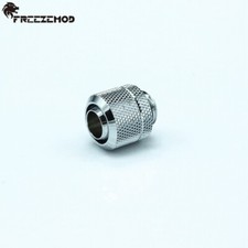 10/13mm Compression Fitting Soft Tubing Water Cooling 3/8"ID 1/2"OD Nickel 10/13