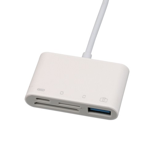 4 in 1 OTG Camera Card Reader to USB Adapter SD TF For iPhone iPad iPod Touch - Picture 9 of 12