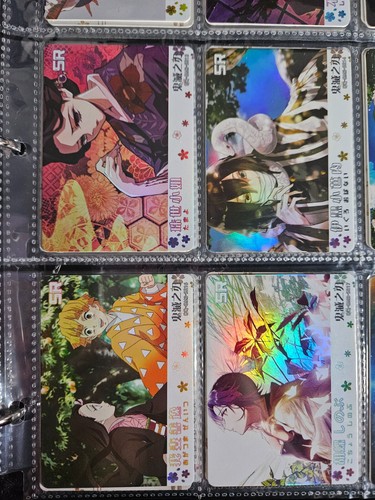 Juego Completo 36 Cartas SR Tarjeta Rara Cazador de Demonios Boda 3 Coleccionables Holo Lámina CCG - Imagen 11 de 22