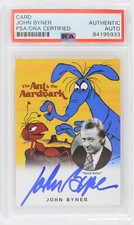 1969 John Byner Ant & the Aardvark Signed Trading Card (PSA/DNA Slabbed)