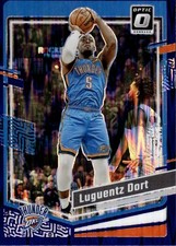 2023-24 Panini Donruss Optic - Luguentz Dort #6 Purple Shock Prizm