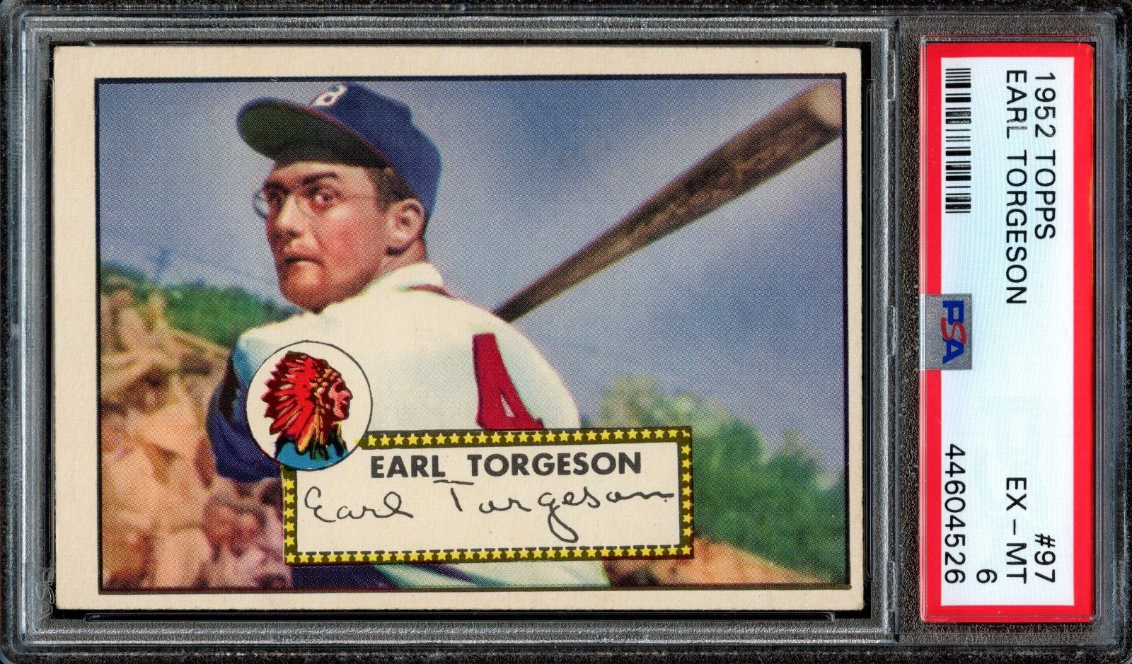 BB - 1952 Topps - #97 - Earl Torgeson - PSA 6 - EX-MT