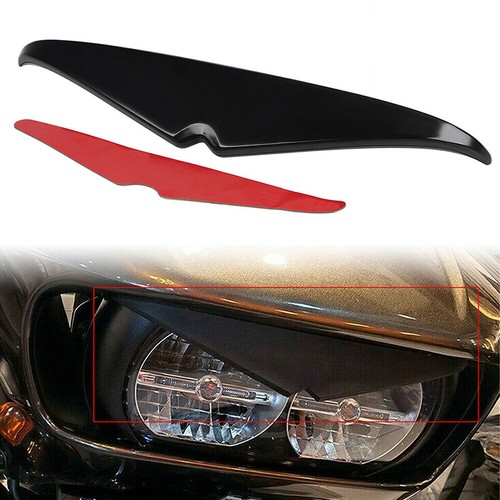 Headlight Mean Mug Bezel Black For Harley Road Glide Special FLTRXS 2015-2020 - Picture 2 of 23