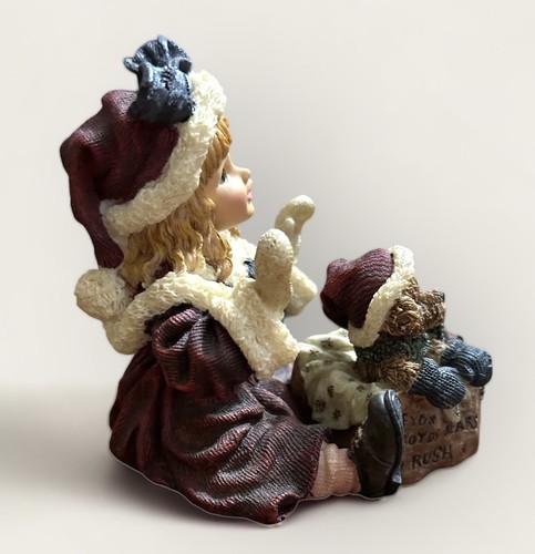 1990s Boyds Bears Yesterdays Child Kimberly w/Klaus Special Delivery Resin #3547 - Picture 4 of 6