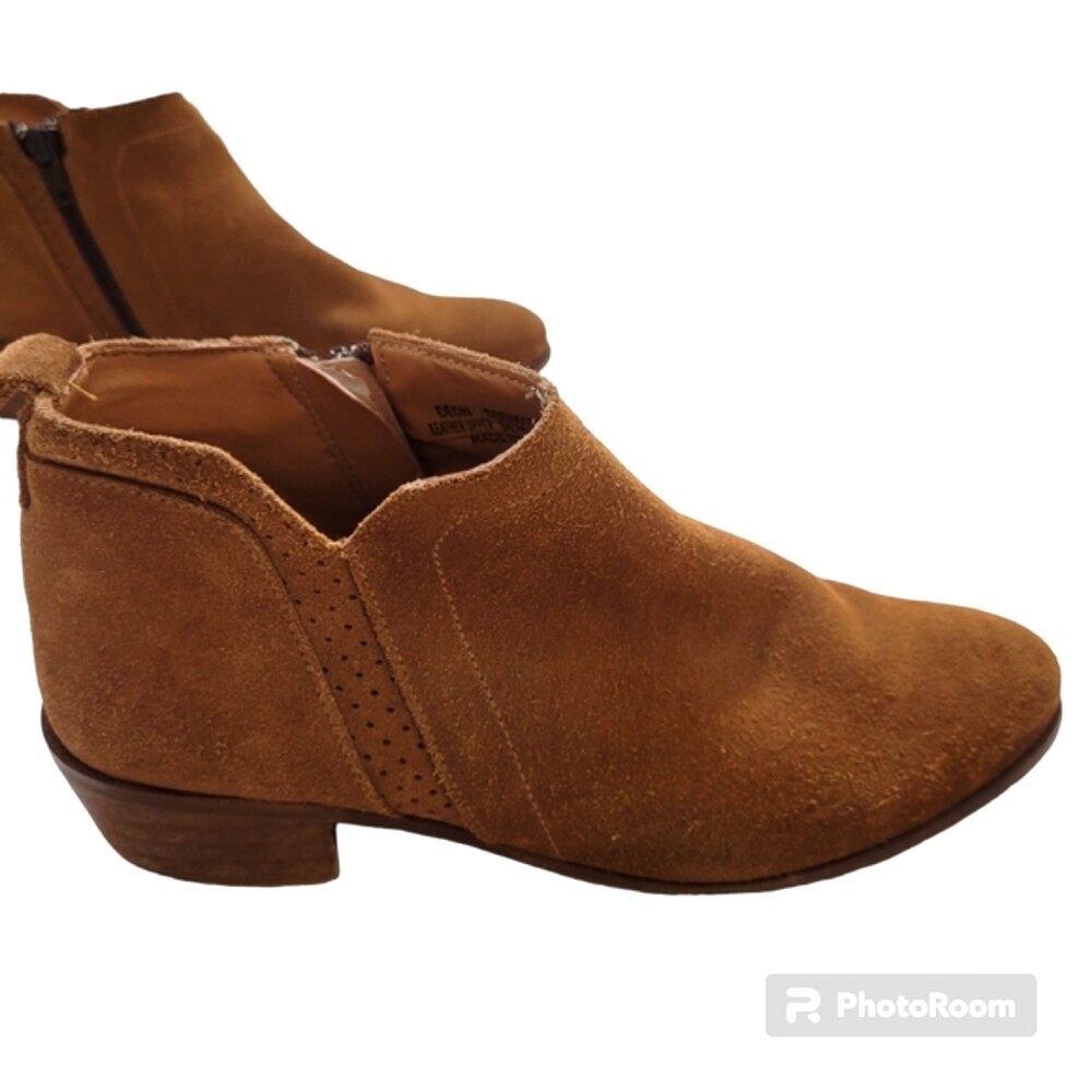 Steve Madden Deon tan suede ankle boots image 4