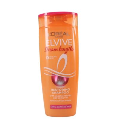 Elvive Dream Lengths Restoring Shampoo 250ml, Reinforces Fragile Lengths