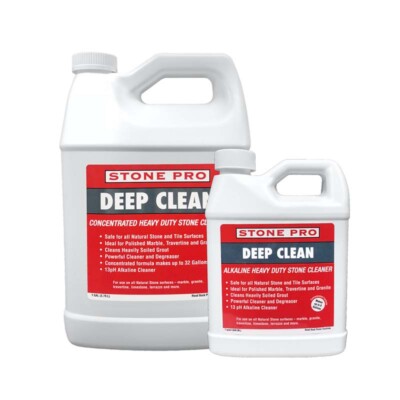 Stone Pro Deep Clean Concentrate for Grout Marble Travertine Limestone & Ceramic