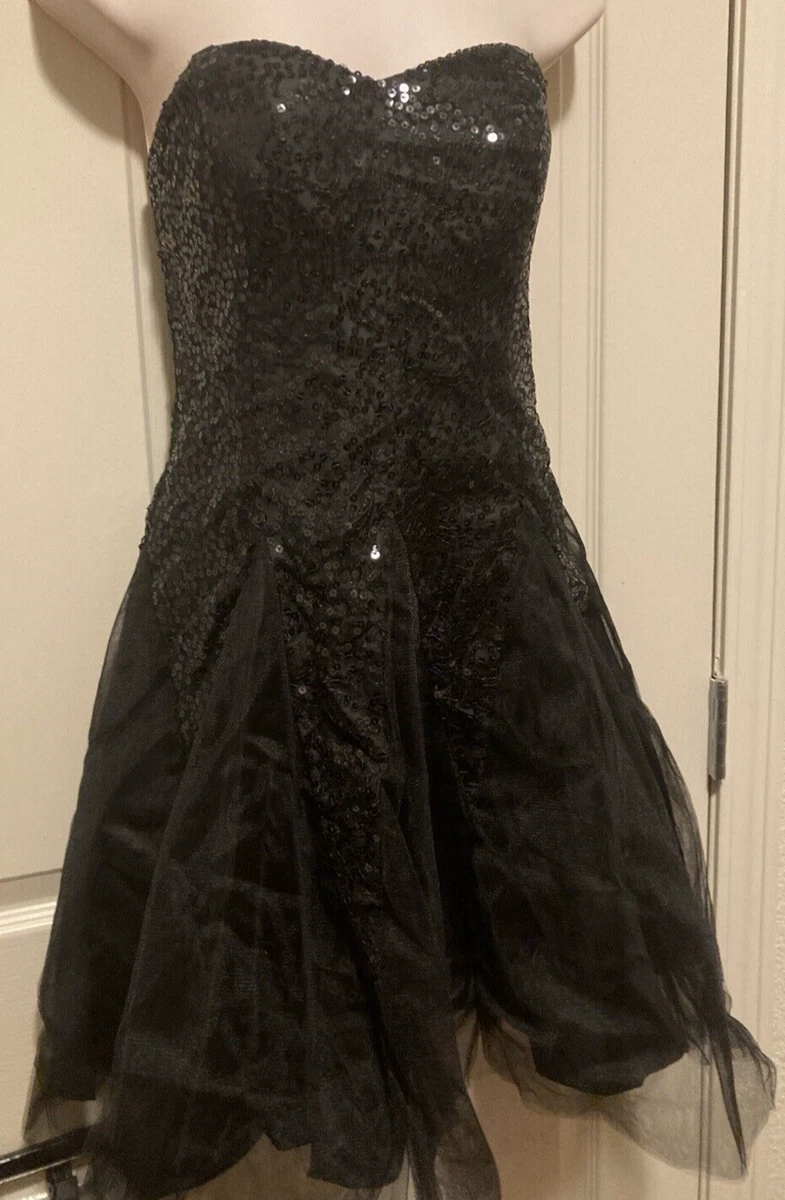 short black masquerade dress Velvet Long Sleeve Corset Mini Dress in Jet Black - 6 main image 1