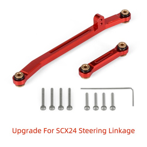 Asta di collegamento sterzo in metallo per Emax Servo Assiale SCX24 Aggiornamenti Ricambi 1/24 RC Auto - Foto 18 di 18