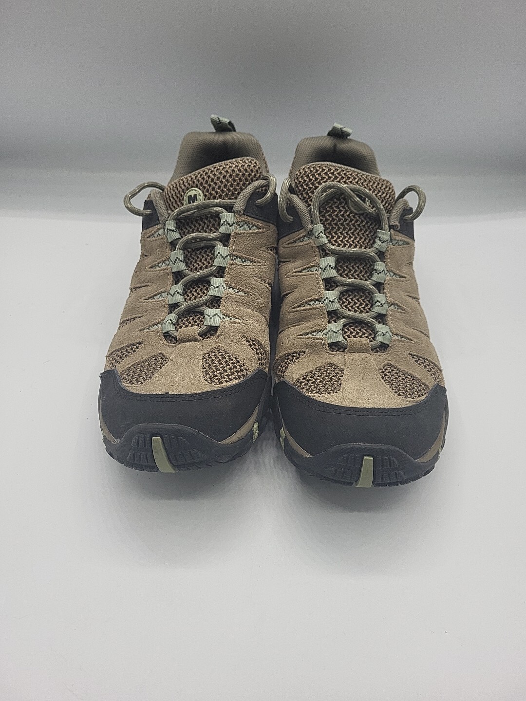 Merrell Scarpe Donna 9 Accentor 2 Sneaker da Escursionismo J03448 Beige Pelle Stringate