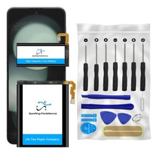 Sporting 2720mAh Main 1020mAh Battery Tools f Samsung Galaxy Z Flip 5 SM-F731U