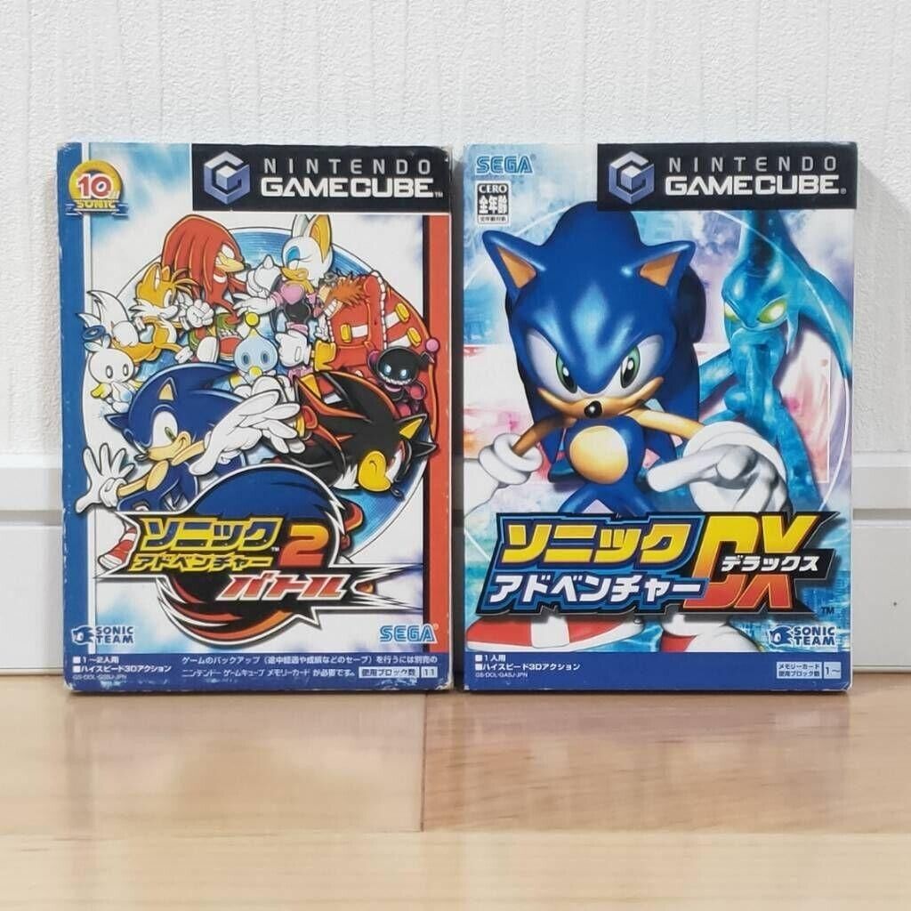 Sonic Adventure 2 Battle ADVENTURE DX Delux GC SEGA Nintendo Gamecube Japan