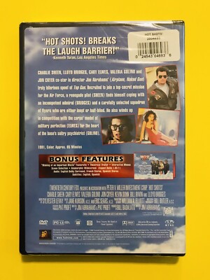 Hot Shots Charlie Sheen Lloyd Bridges Comedy New Sealed DVD