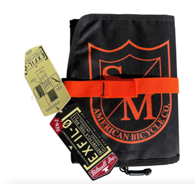 S&M BIKES BILTWEL TOOL BAG BMX BIKE SHIELD LOGO PRINT BIKES  EXFIL 2.0 TOOL ROLL