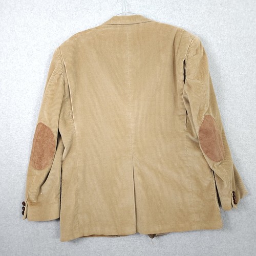 Vintage Orvis Jacket Mens 44R Brown Corduroy Sport Coat Made In USA Elbow Patch - Picture 11 of 16