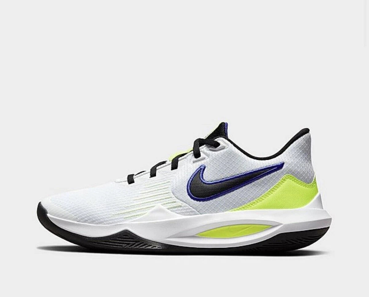 Nike Precision V \'White Barely Volt\' 2021 Men\'s Basketball Shoes Size 10.5 Multi Nike Precision 5 Basketball Shoe. Nike ID main image 2