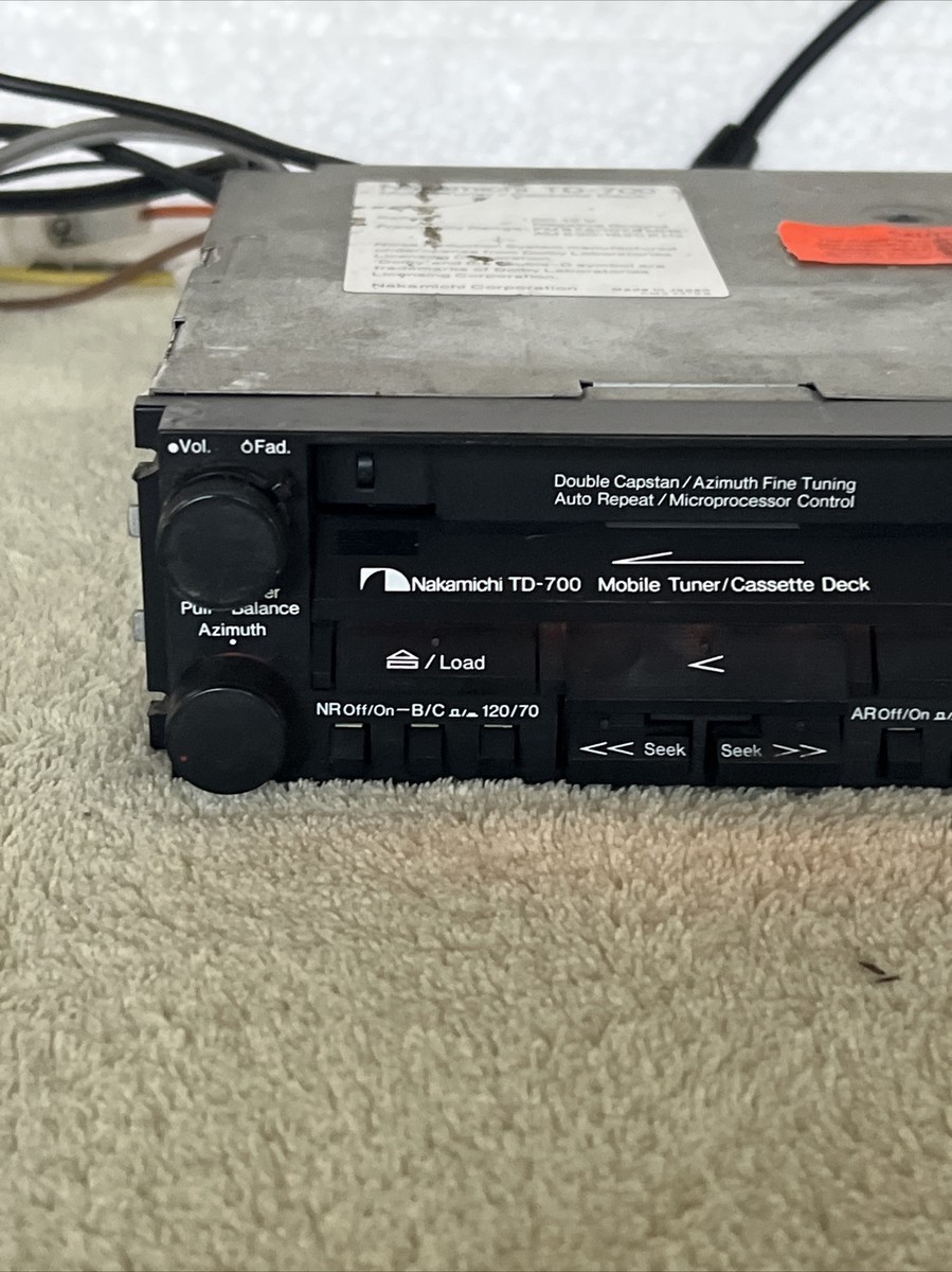 NAKAMICHI TD 700 AM FM CASSETTE STEREO 1980s 1990s vintage RARE | eBay
