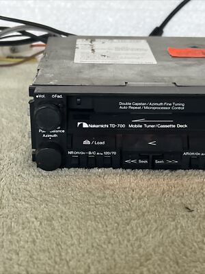 NAKAMICHI TD 700 AM FM CASSETTE STEREO 1980s 1990s vintage RARE | eBay