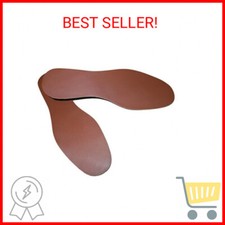 Handcrafted Thin Cushioning Leather Insoles with Activated Carbon Odor Control 