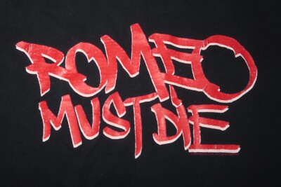 2000 Promo ROMEO MUST DIE Movie (XL) T-Shirt Jet Li Aaliyah 2000 Promo ROMEO MUST DIE Movie (XL) T-Shirt Jet Li Aaliyah