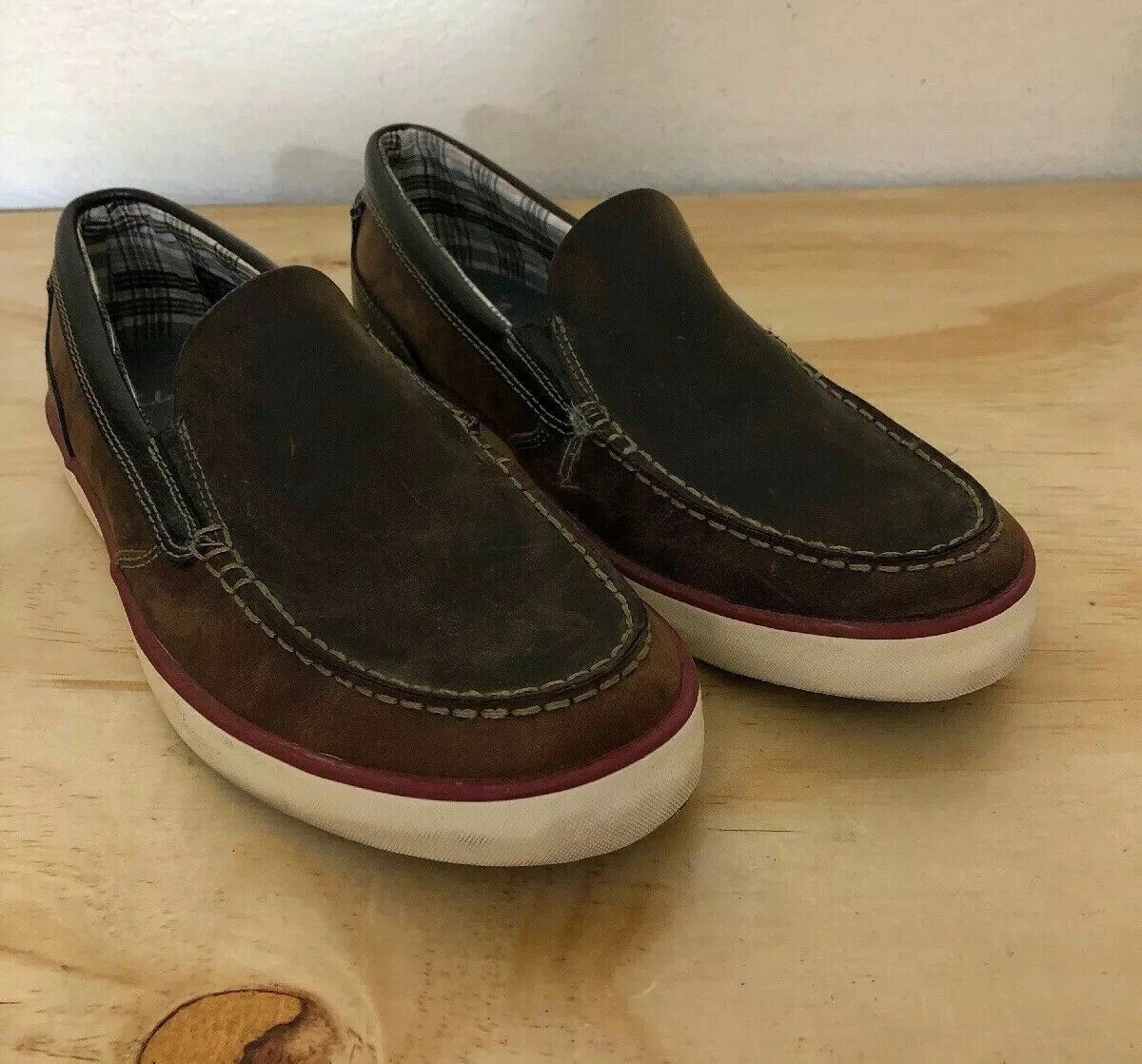 Mocassino Clarks slip on taglia 10 M marrone