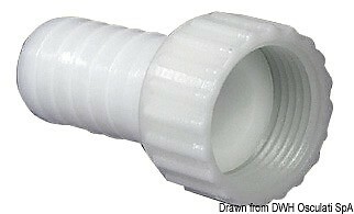Portagomma diritto femmina 3/8" x 12 mm