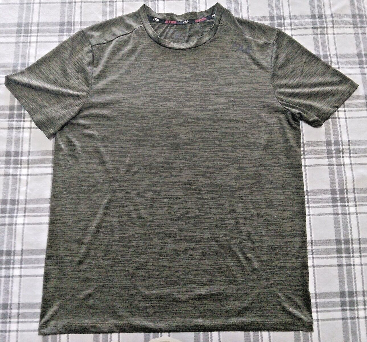 Maglione uomo Fila manica corta maglietta verde Activewear taglia S ? Med?