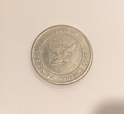 Convair Div. of General Dynamics Astronauts Dedication 1958 Coin Token