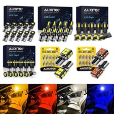 Auxito 10pcs T10 Car Led 168 194 Interior Side Light Bulbs Error Free Bright W5w