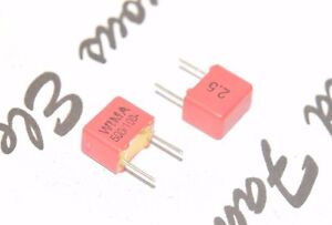 500pF 0,5nF 10pcs WIMA FKP2 500P 100V 2.5/% pitch:5mm Capacitor