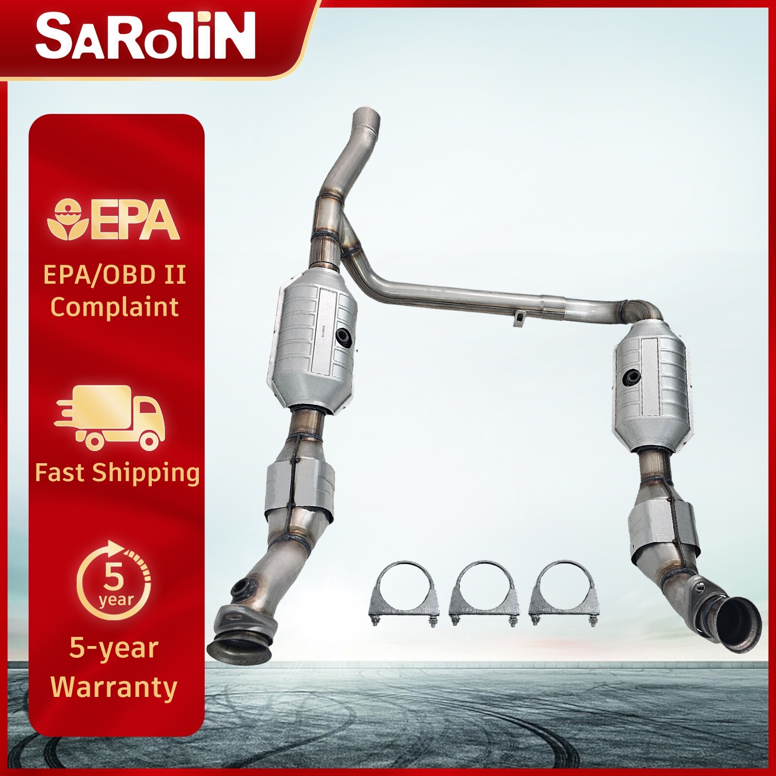 Direct-Fit Catalytic Converter For FORD Expedition/F-1502001-2002 4.6L