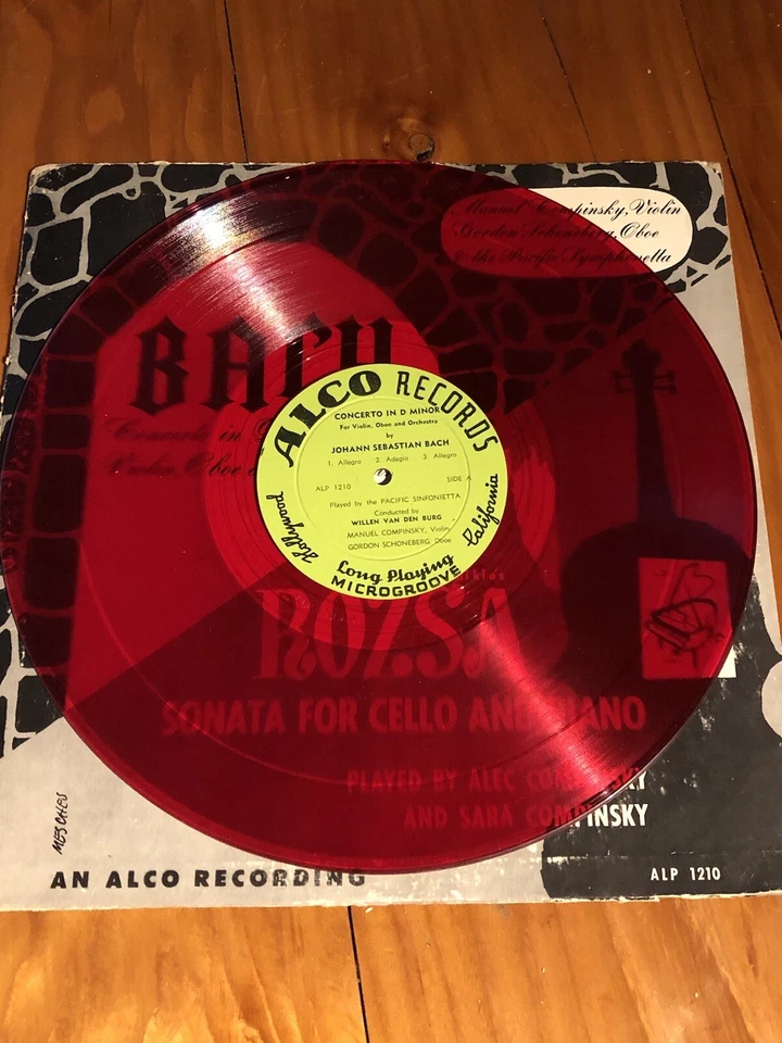 Bach*, Manuel Compinsky, Gordon Schoenberg, Pacific Symphonetta - Image 3 of 4