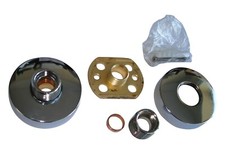 Wall Mounted Easy Fit Fixing Kit for Exposed Shower Valve or Bath Mixer Taps