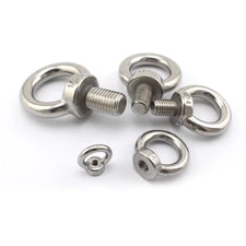 304SS M3 M4 M5 M6 M8 M10 M12 M16 Shoulder Pattern Machinery LIFTING EYE BOLT NUT