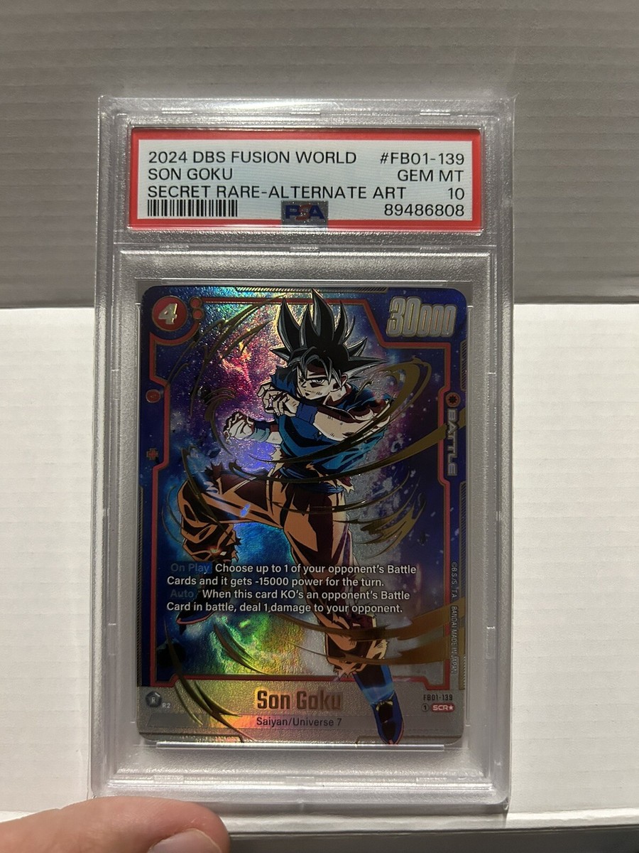 2024 DBS FSN WORLD JP 孫悟空 SECRET RARE 2024 DRAGONBALL FUSION WORLD JAPANESE SON GOKU SECRET RARE