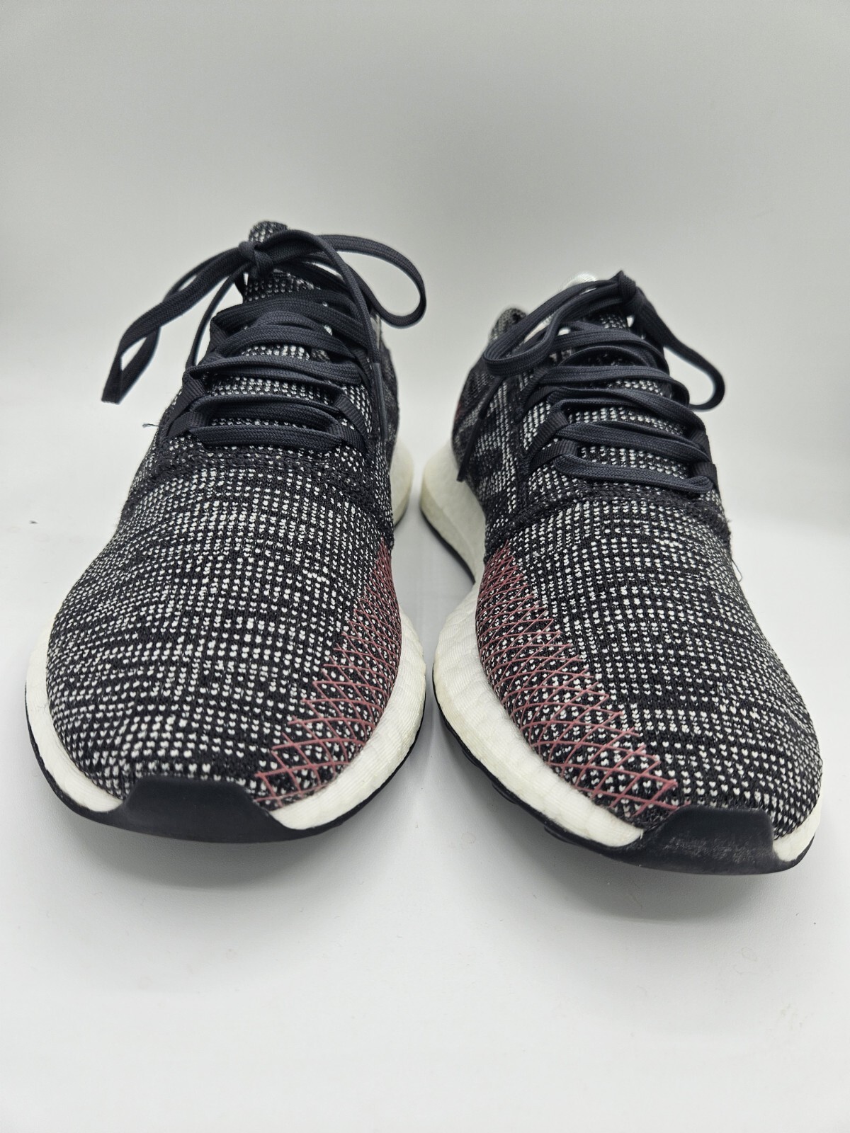 Adidas Womens PureBoost GO B75667 Carbon Maroon Running Shoes Lace Up Size 10 image 5