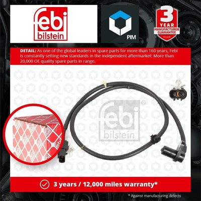 ABS Sensor fits MITSUBISHI LANCER Mk7 1.3 Front Right 03 to 13 4G13(16V) Wheel