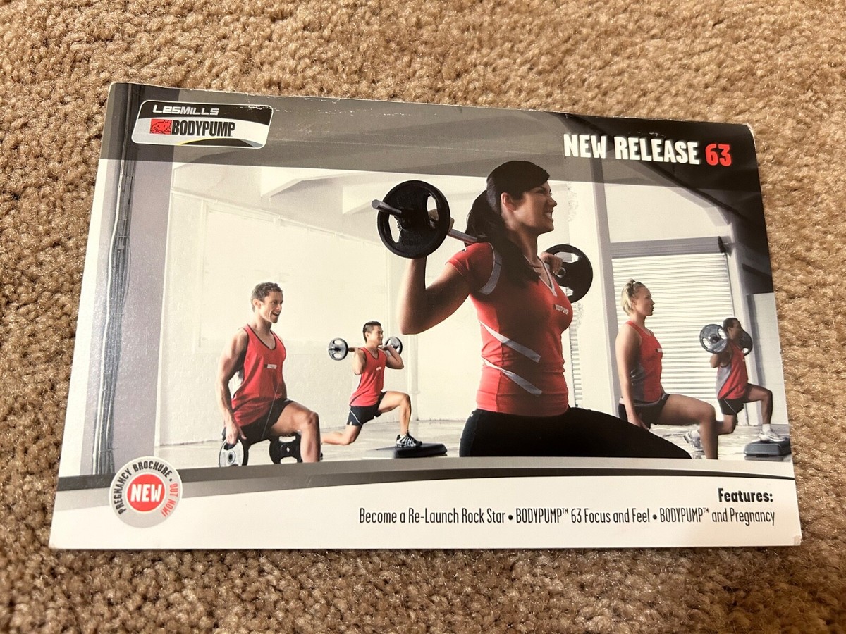 Les Mills BODYPUMP Body Pump 63 DVD + CD + Notes Strength